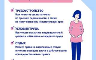 Привилегии беременной женщине на работе: основные моменты