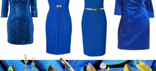 Какие туфли подойдут к синему платью: фото-шпаргалка