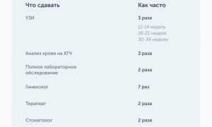 Сроки проведения планового узи при беременности