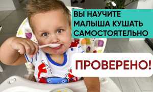 Как научить ребенка самостоятельно кушать ложкой: видео, советы