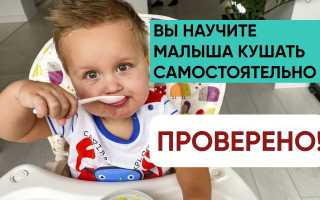 Как научить ребенка самостоятельно кушать ложкой: видео, советы